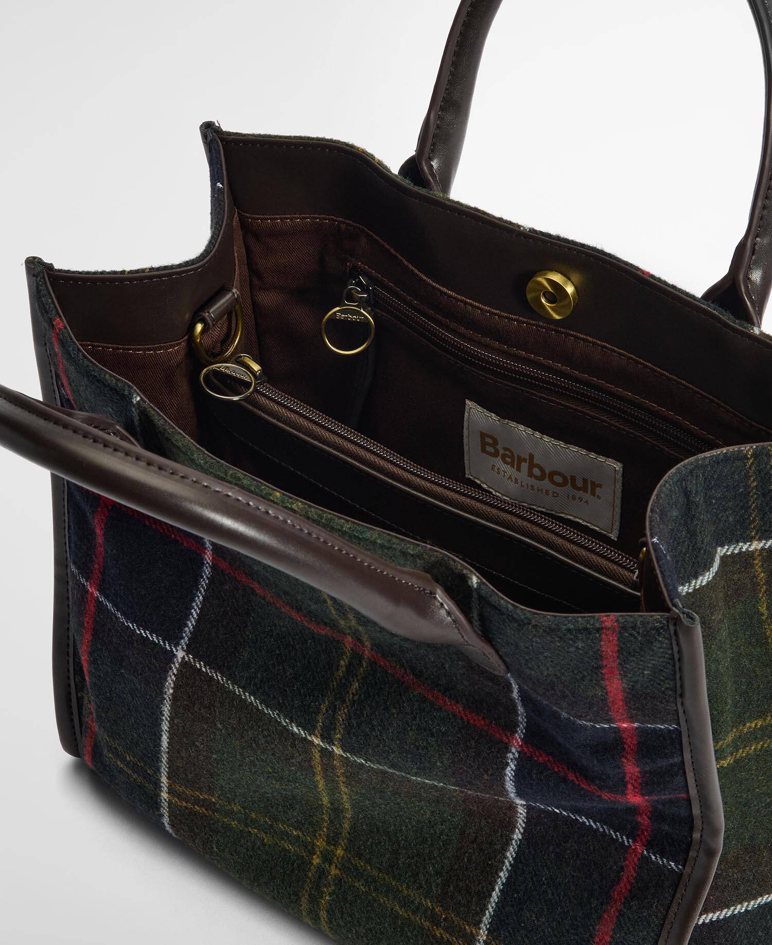 BARBOUR Borsa Donna Barrhill Tote Bag-Classic Tartan