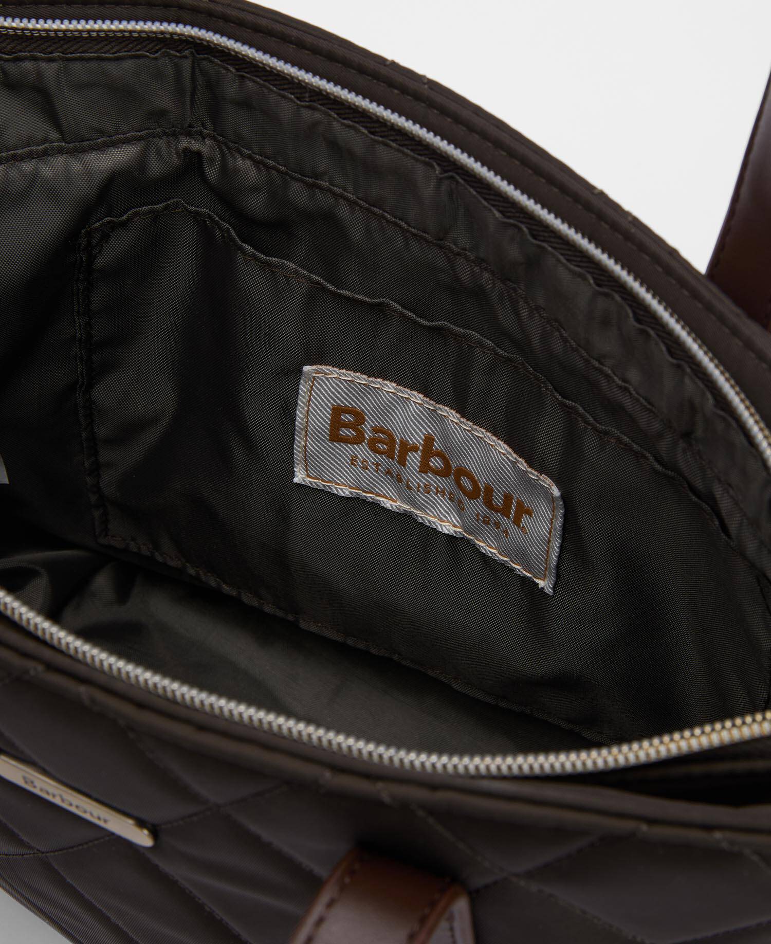 BARBOUR Borsa Donna Mini Quilted Tote Bag-Olive