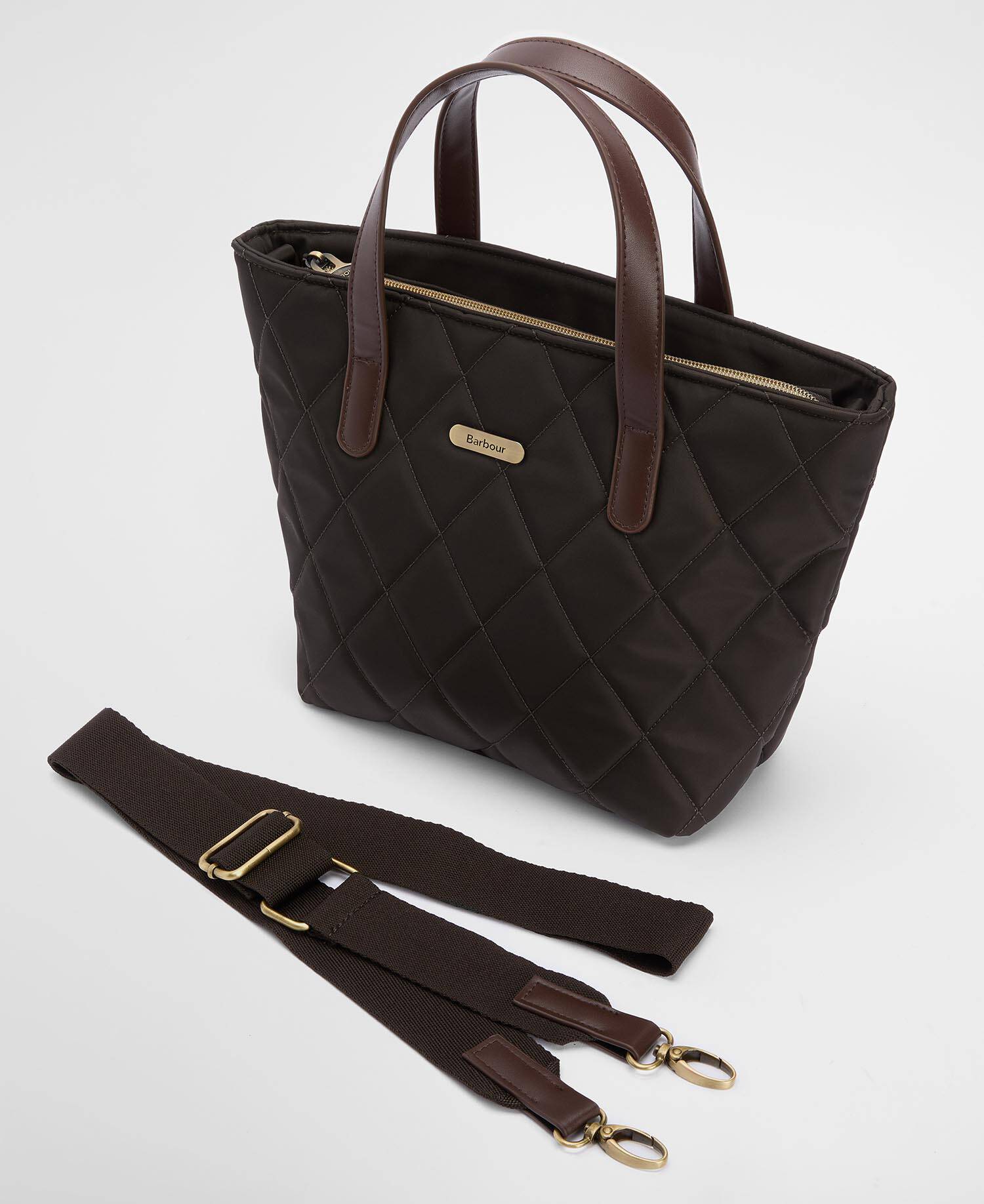 BARBOUR Borsa Donna Mini Quilted Tote Bag-Olive