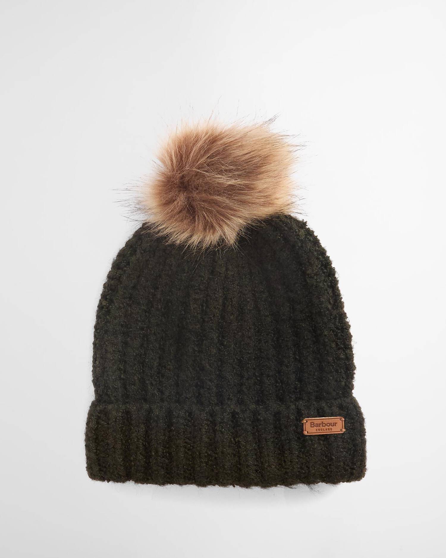 BARBOUR Set Regalo Donna Berretto & Sciarpa Tartan Saltburn-Ancient Loden