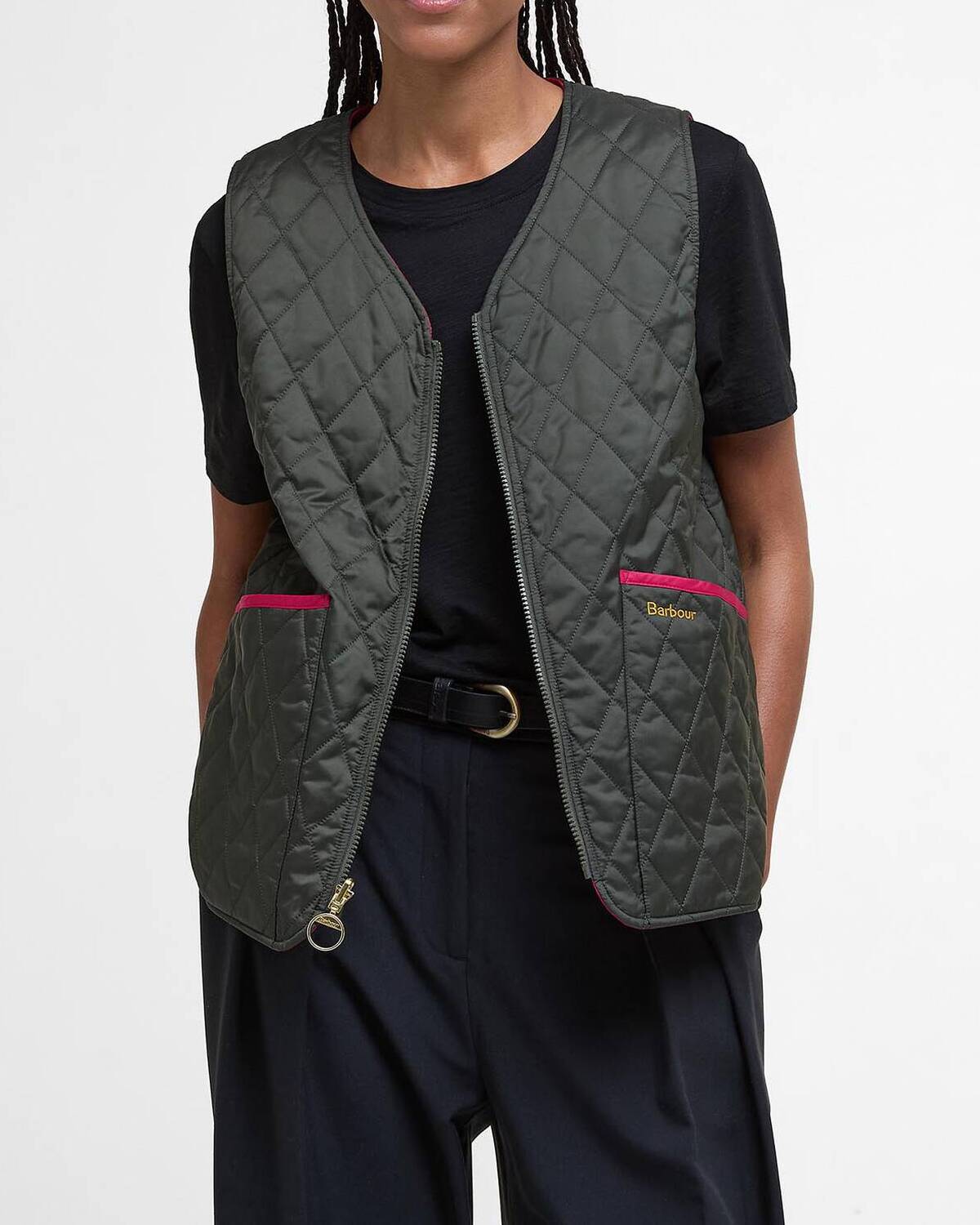 BARBOUR Smanicato Donna My Barbour Reversible-Sage/Zeni Pink