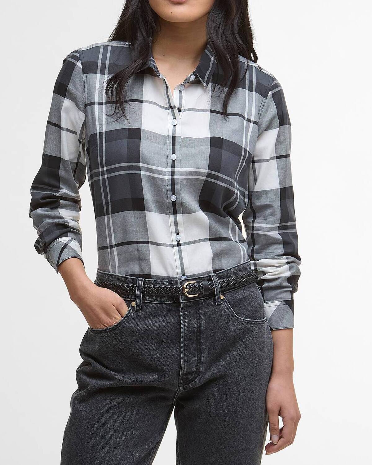 BARBOUR Camicia Donna Bredon-Charcoal Tartan