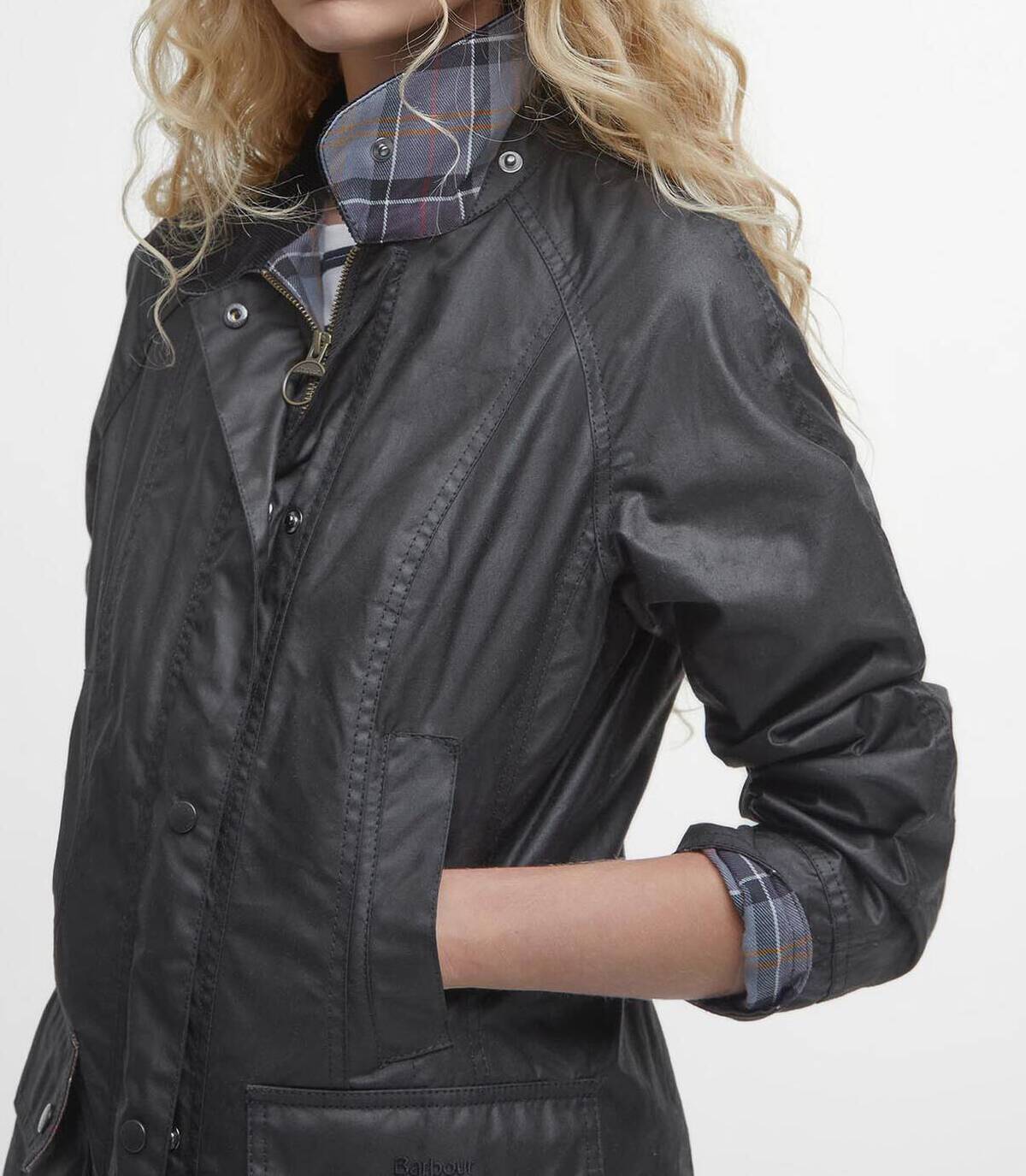 BARBOUR Giacca Donna Beadnell Wax-Classic Black