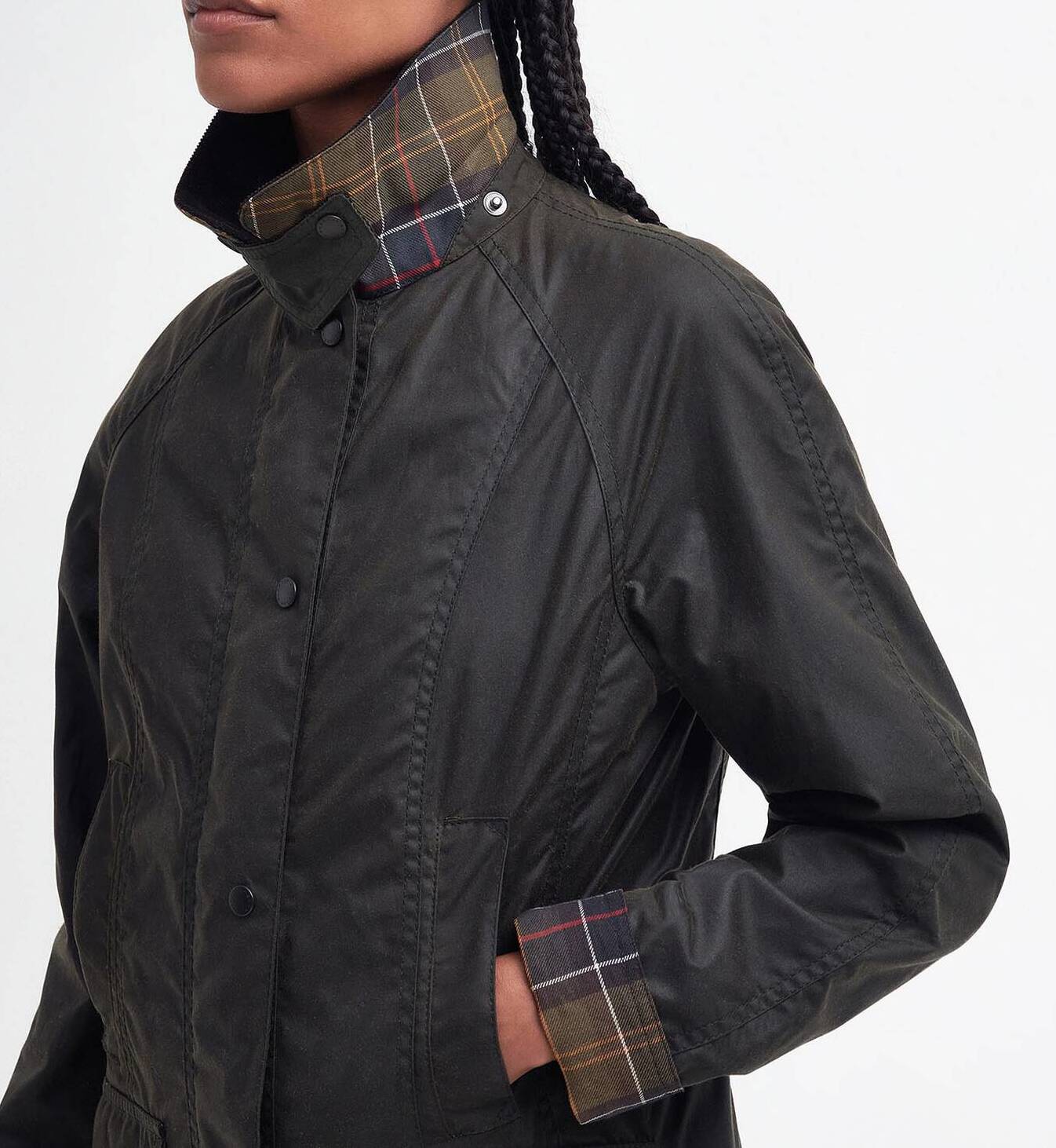 BARBOUR Giacca Donna Classic Beadnell Wax-Olive