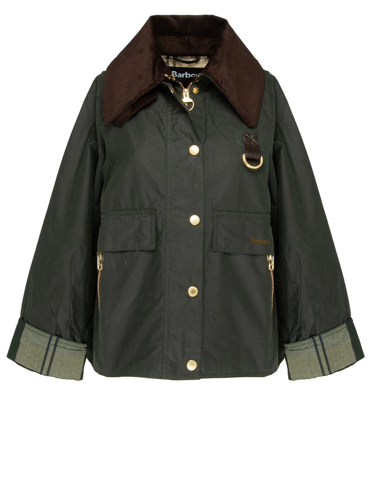 BARBOUR Giacca Donna Catton Wax-Ancient Sage
