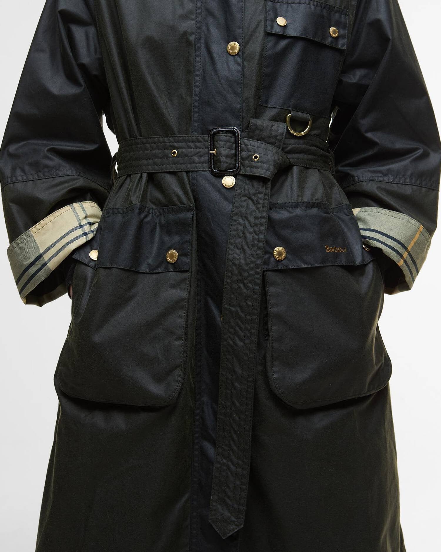 BARBOUR Trench Donna Milda Wak-Fern Sage