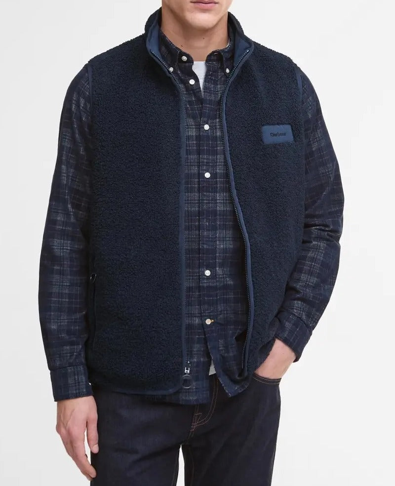 BARBOUR Gilet Uomo Reversible Pile-Classic Navy