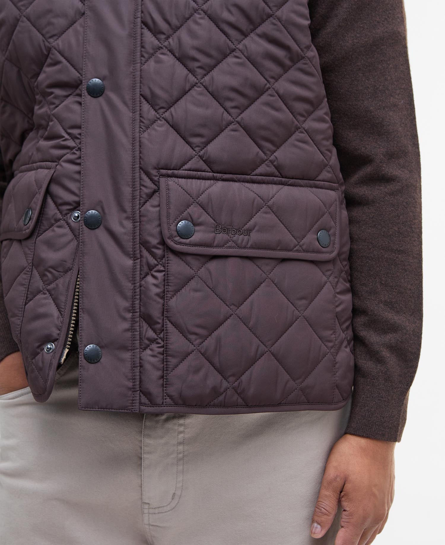 BARBOUR Gilet Uomo New Lowerdale-Black Oak