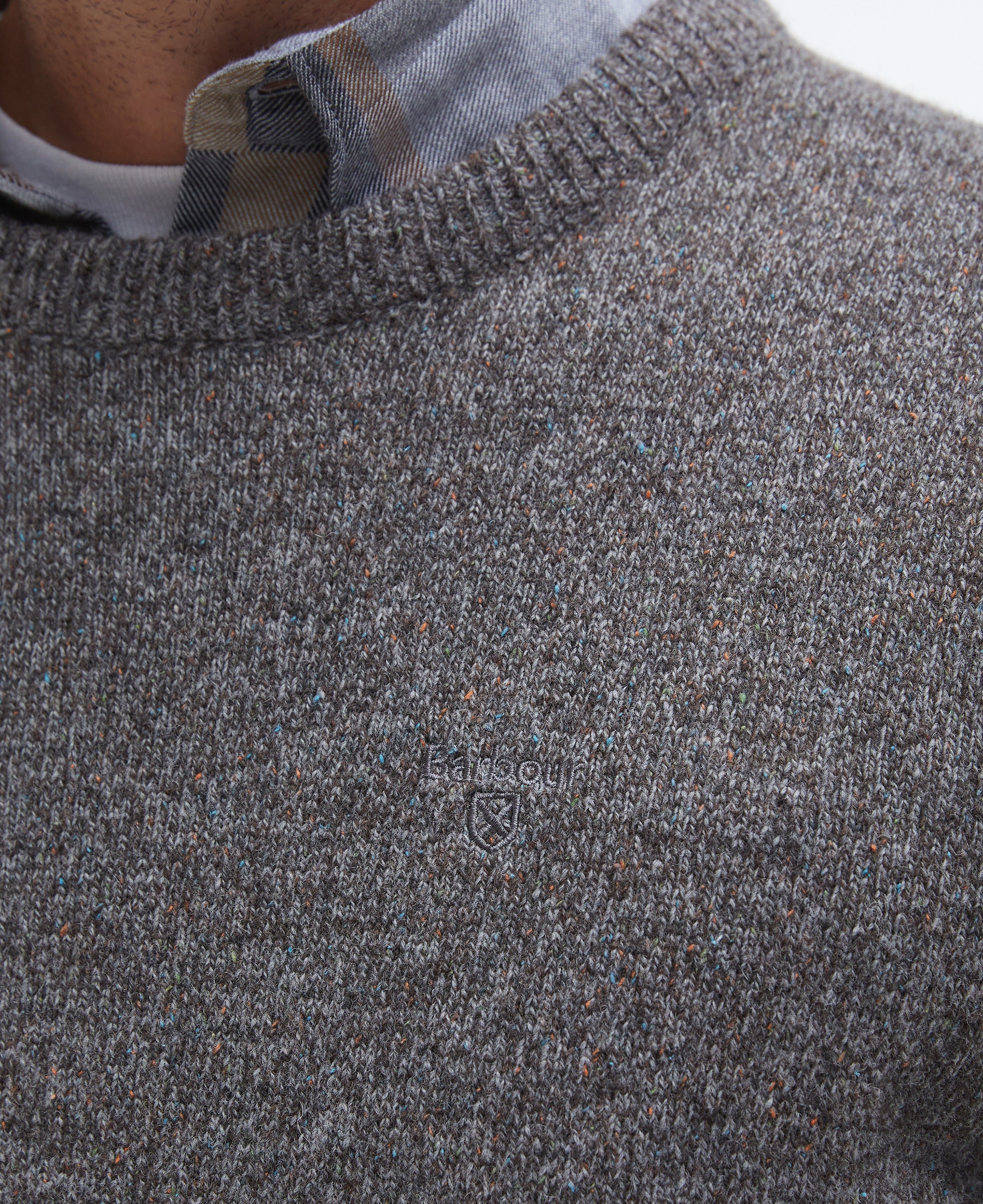 BARBOUR Maglione Uomo Essential Tisbury-Fog
