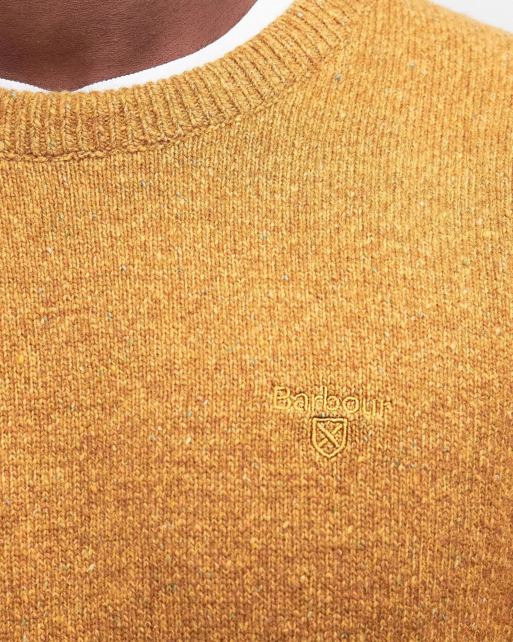 BARBOUR Maglione Uomo Essential Tisbury-Copper