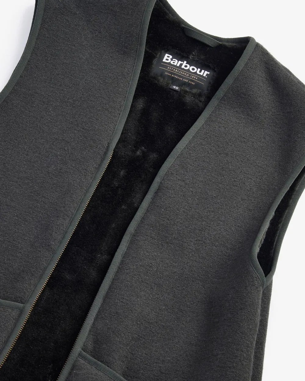 BARBOUR Gilet Uomo Pile Ecopelliccia-Sage