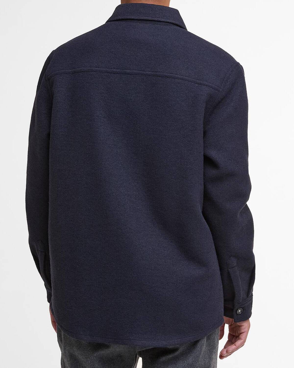 BARBOUR Overshirt Uomo Marlow-Navy Marl