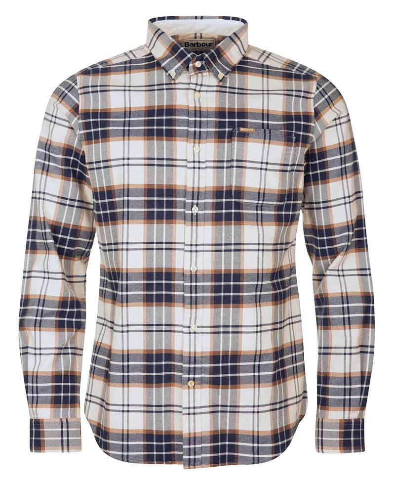 BARBOUR Camicia Uomo Portdown-Ecru