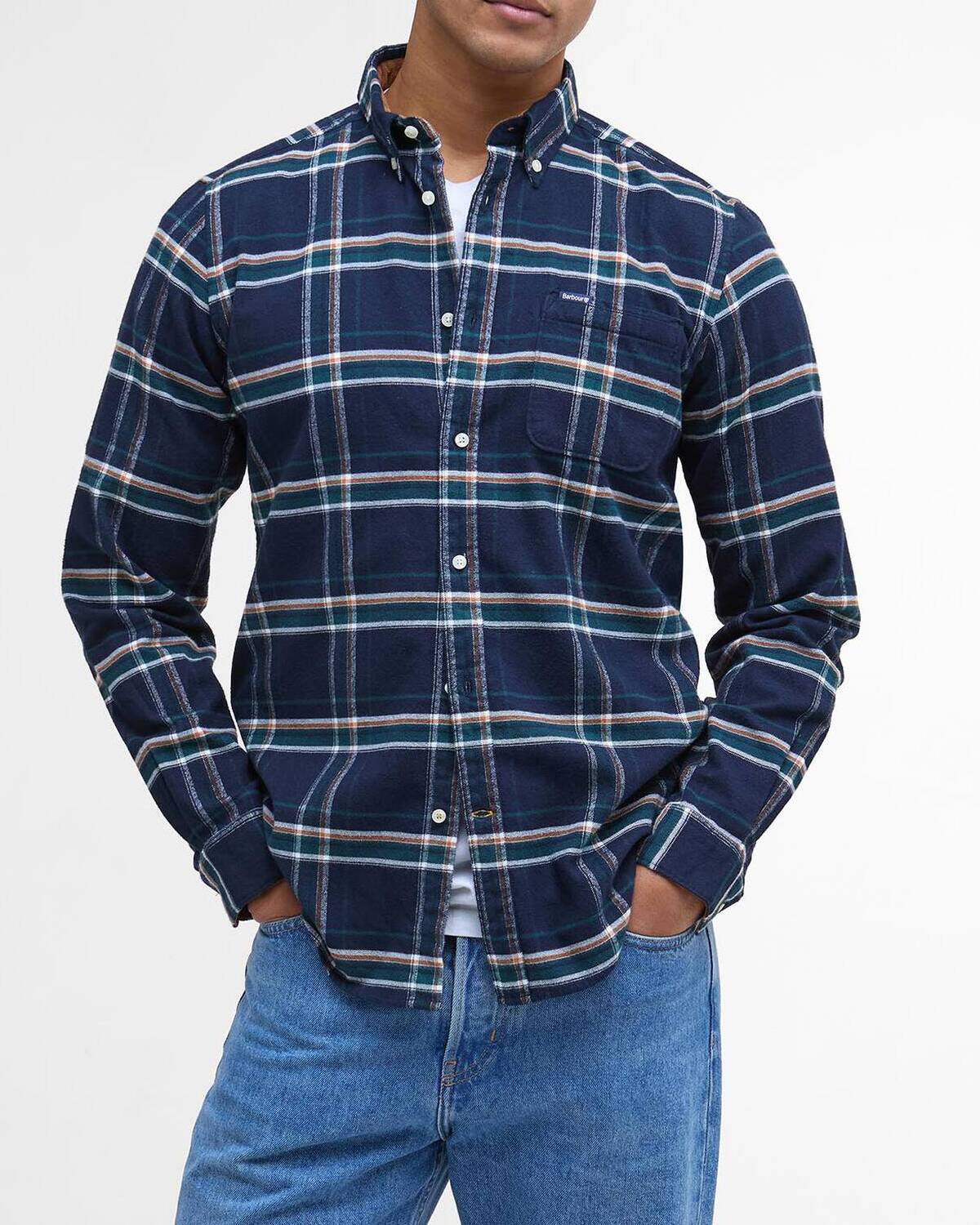BARBOUR Camicia Uomo Ronan-Inky Blue