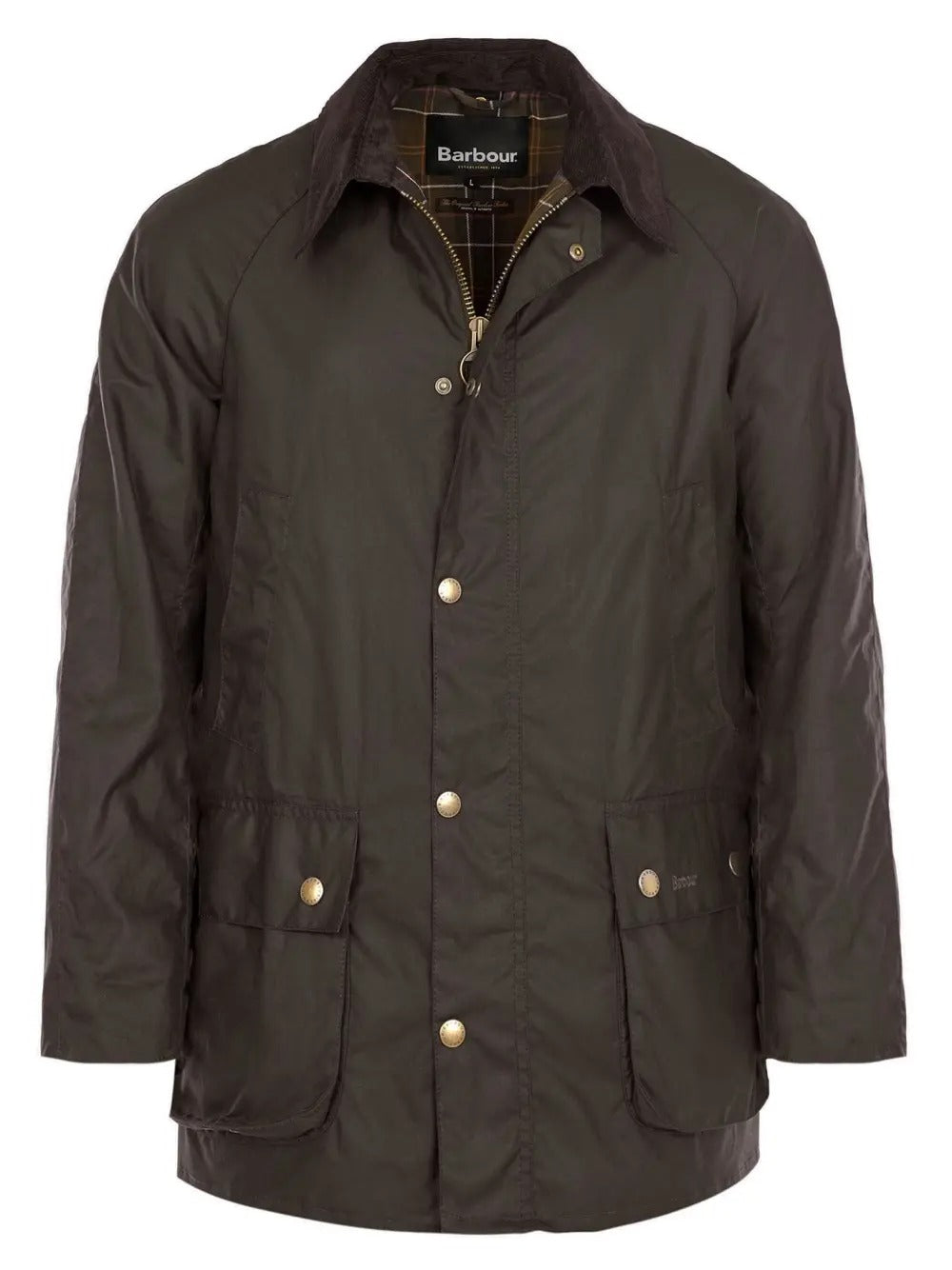 BARBOUR Giacca Uomo ASHBY WAX-Olive