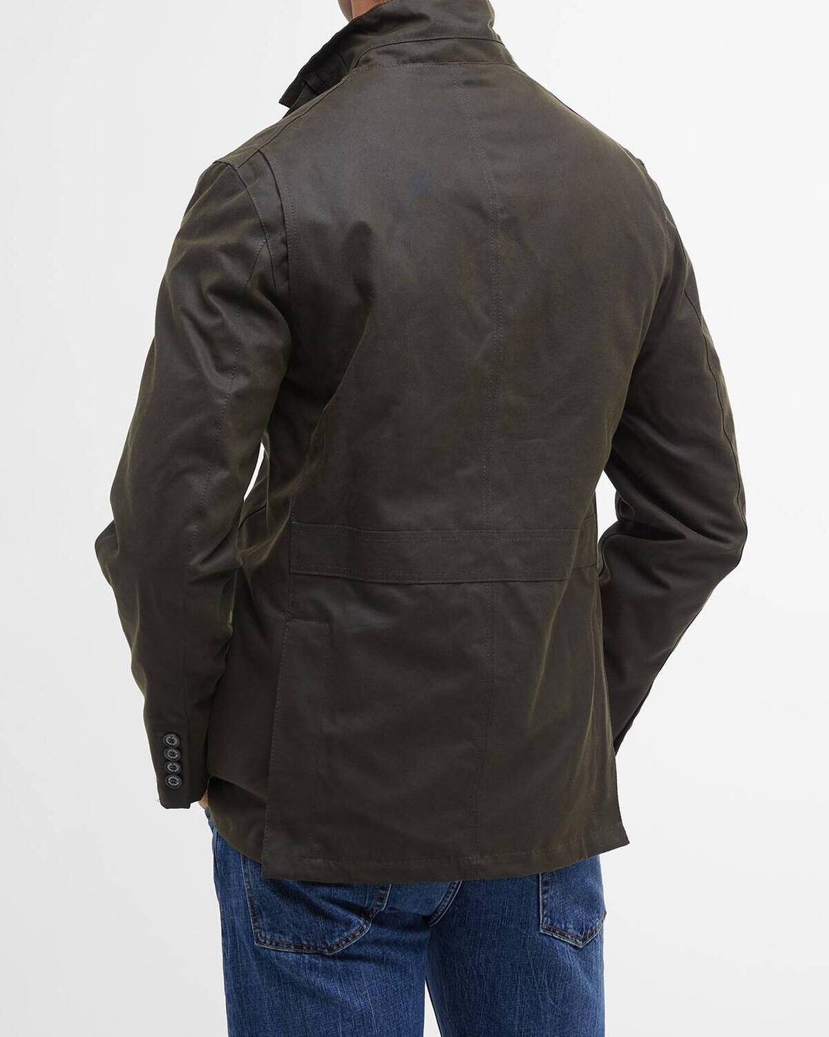 BARBOUR Giacca Uomo Lutz Wax-Olive