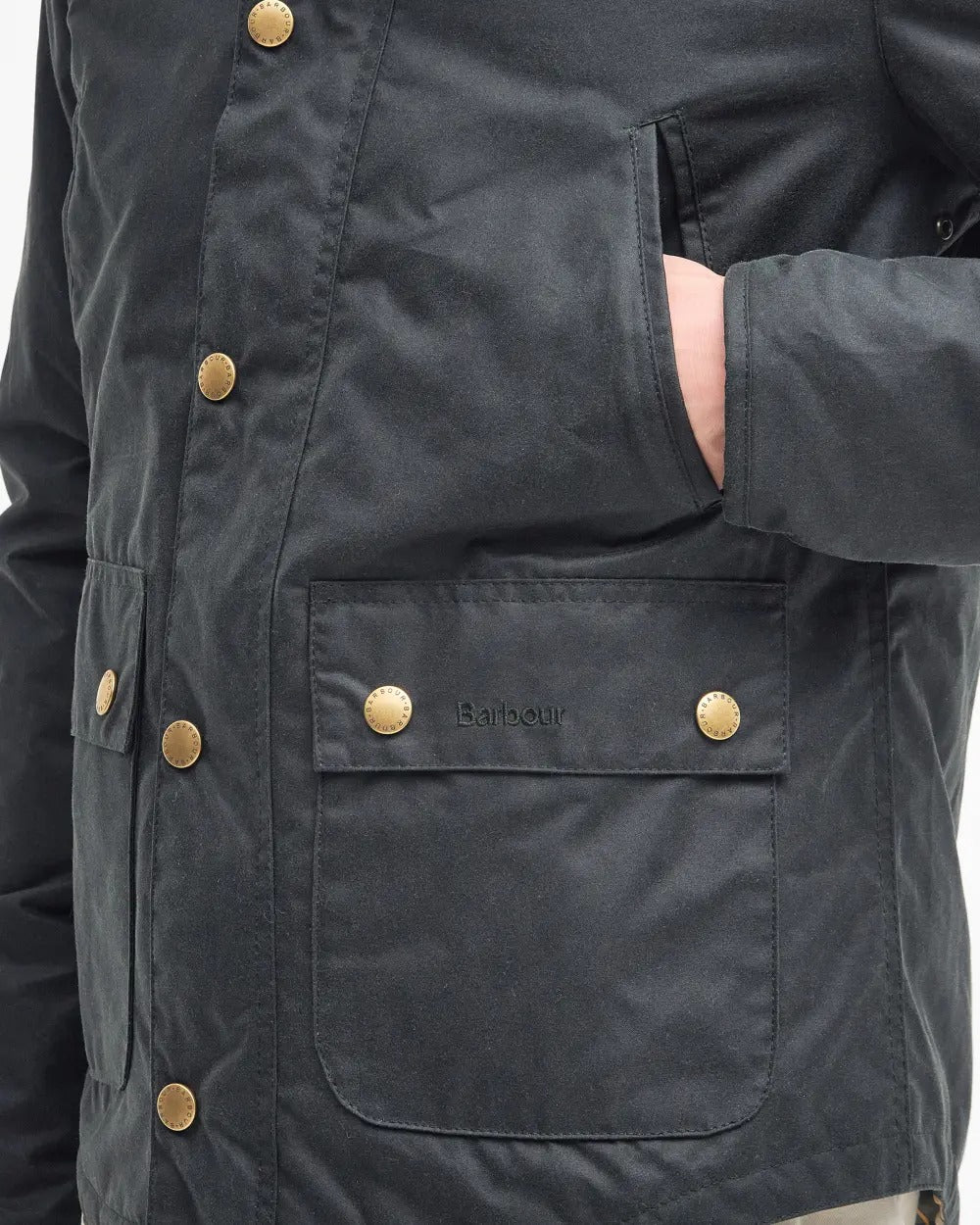 BARBOUR Giacca Uomo Reelin Wax-Sage