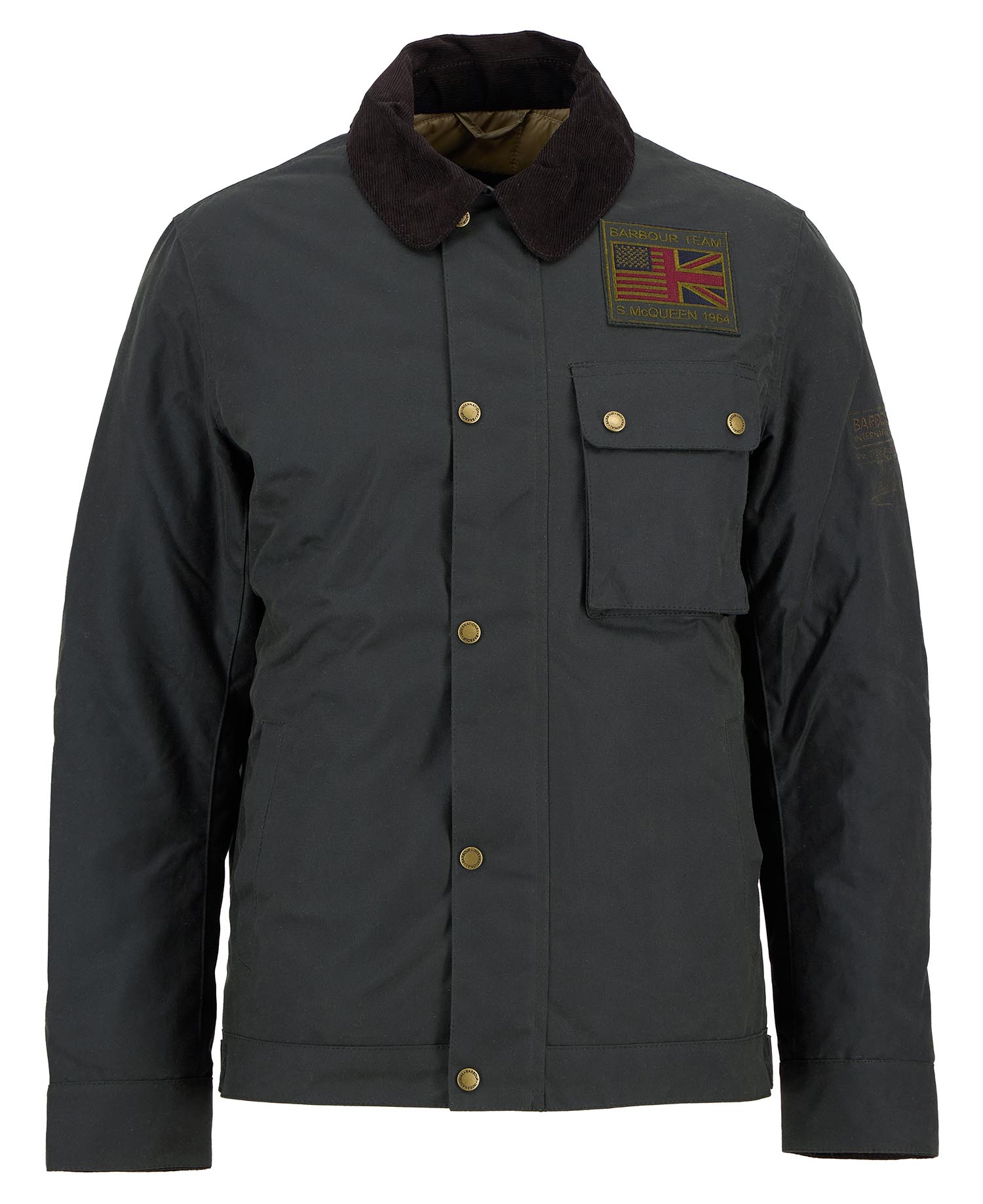 BARBOUR Giacca Uomo Workers Wax-Sage