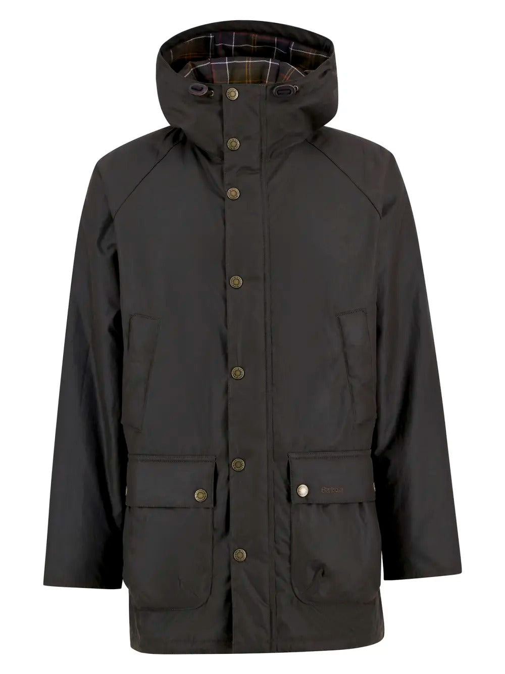BARBOUR Parka Uomo BEDALE WAX-Olive
