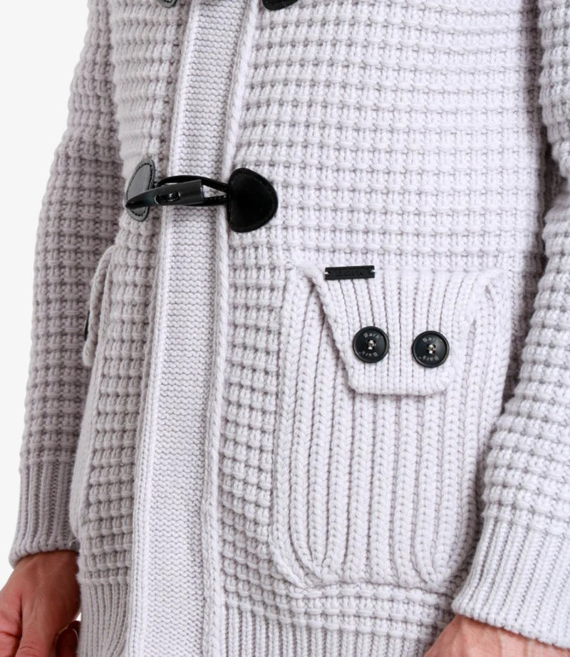 BARK Giubbotto Uomo SHORT DUFFLE COAT W/MURMASKY-Ghiaccio