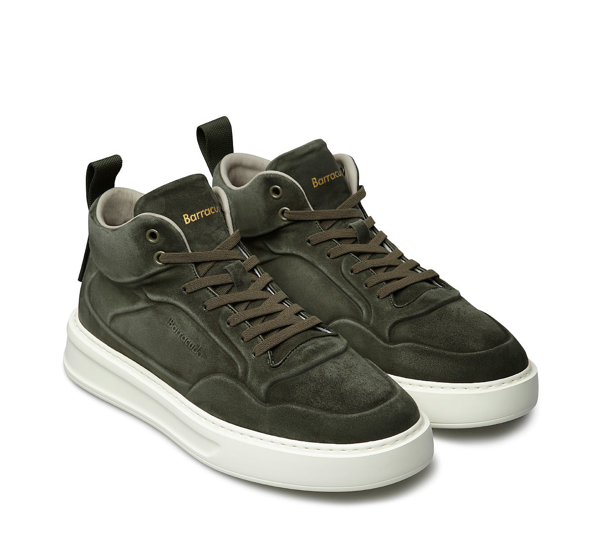 BARRACUDA Sneaker Uomo Hi Phoenix-Verde Militare