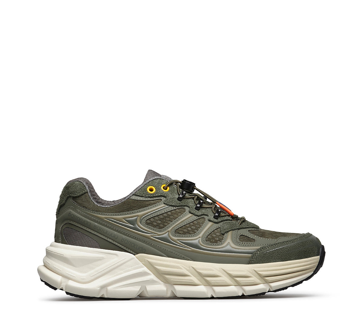 BARRACUDA Sneaker Uomo Round One-Verde Militare