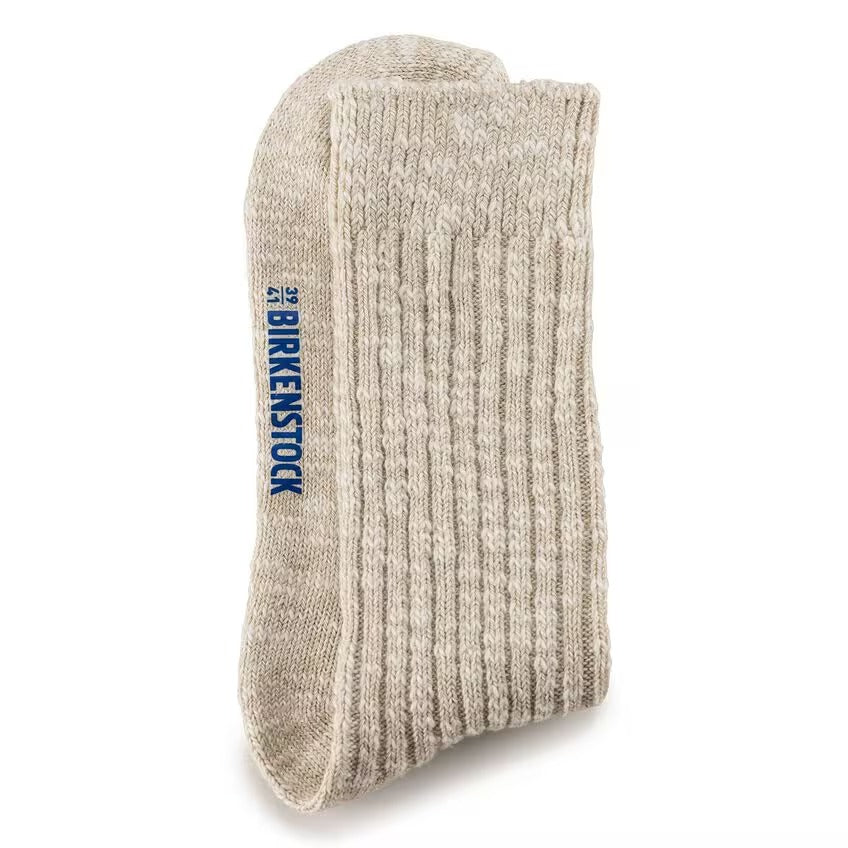 BIRKENSTOCK Calzini Uomo COTTON SLUB-Beige White