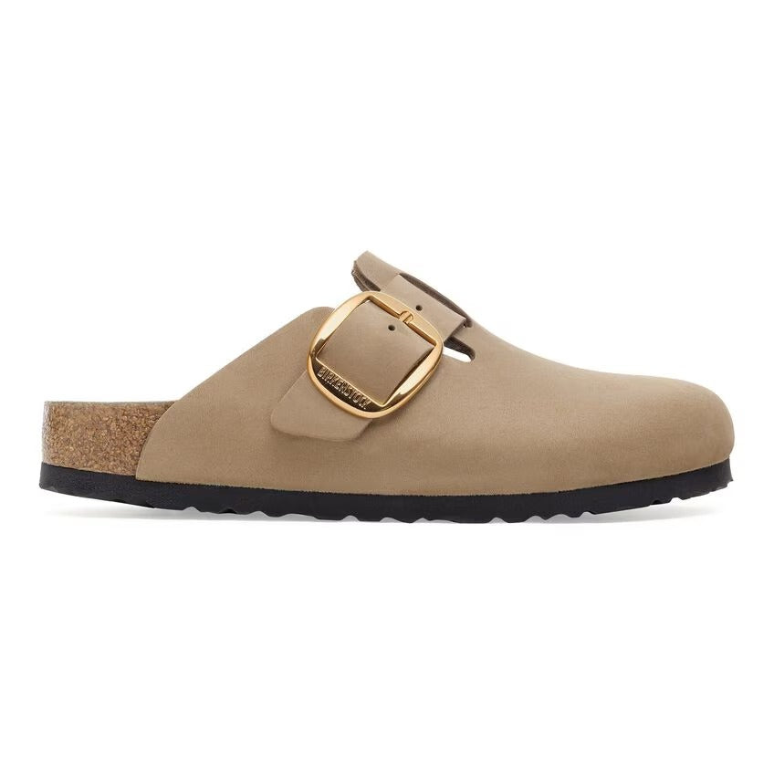 BIRKENSTOCK Ciabatta Donna BOSTON BIG BUCKLE Oiled-Tobacco Brown