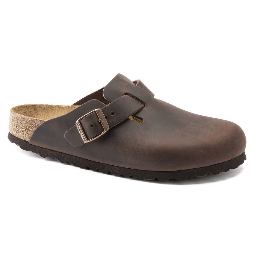 BIRKENSTOCK Ciabatta Unisex BOSTON Oiled-Habana