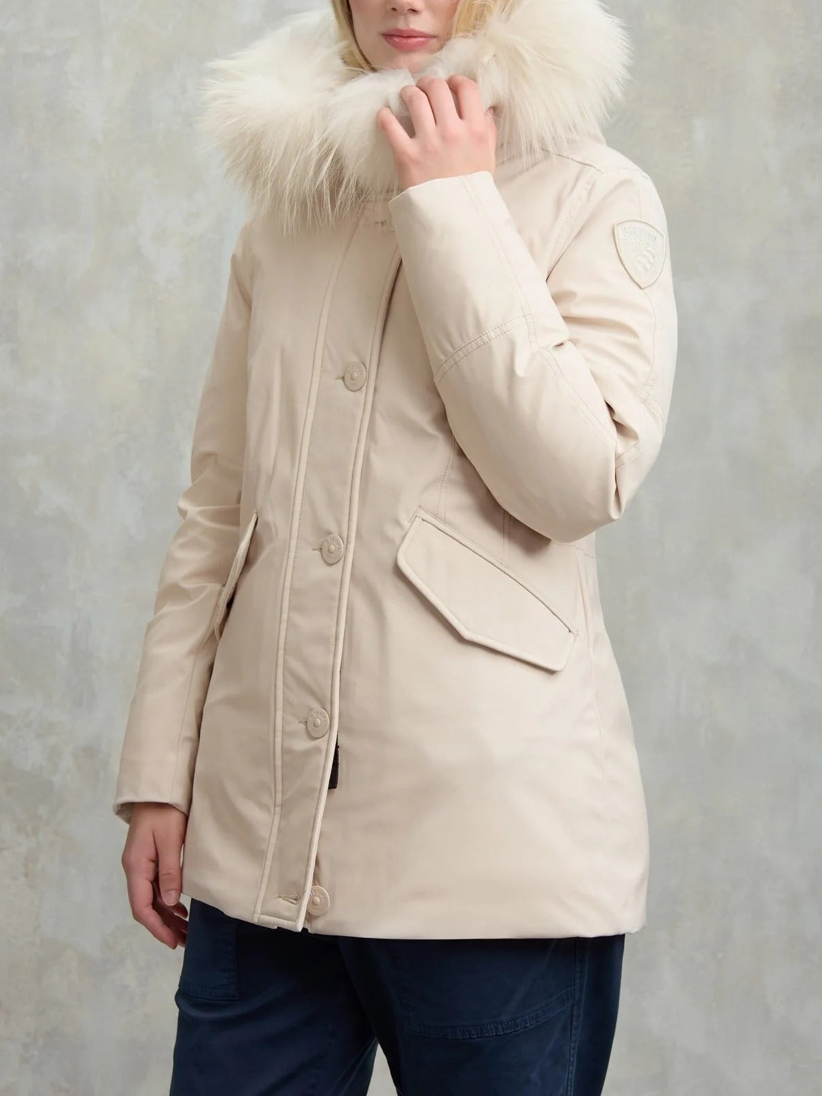 BLAUER Parka Donna Irma-Grigio Mattino