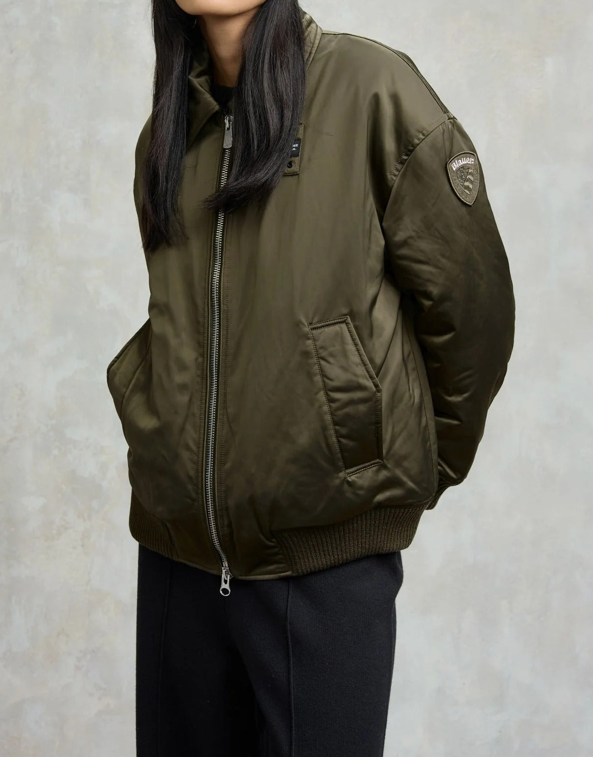 BLAUER Giubbotto Donna savin-Verde Bosco