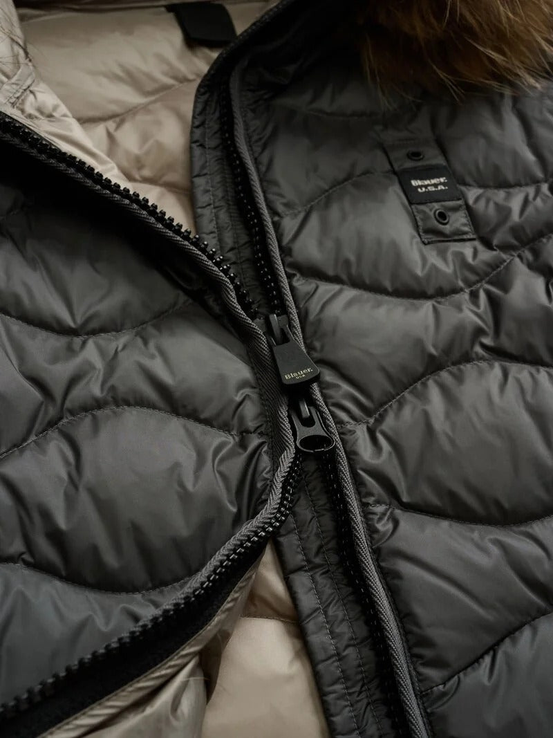 BLAUER Giubbotto Donna Aldie-Grigio Antracite