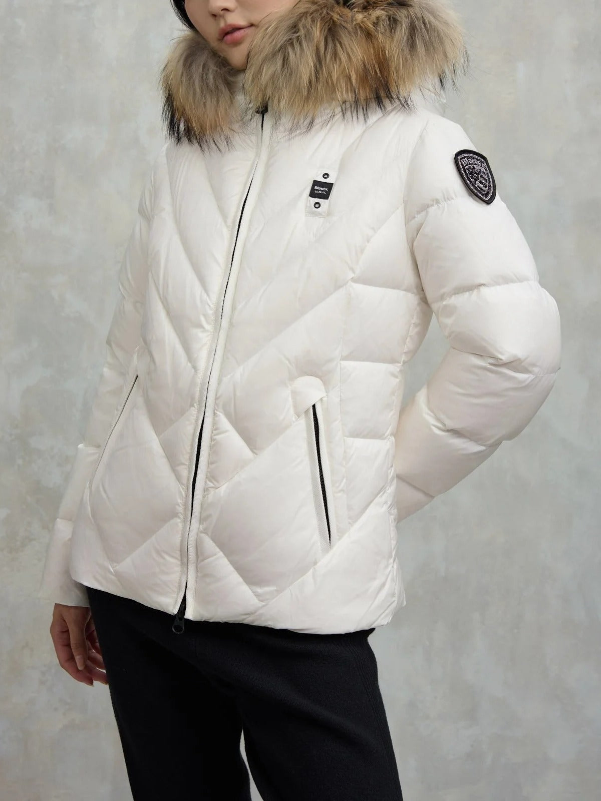 BLAUER Giubbotto Donna Alicia-Bianco