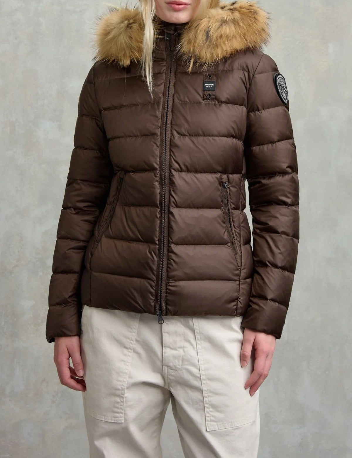 BLAUER Giubbotto Donna Arcadia-Castagna