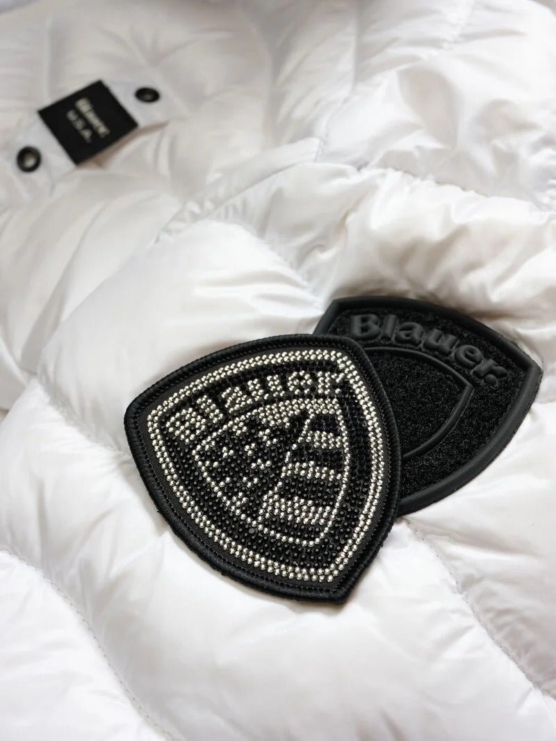 BLAUER Giubbino Bambino Arion Junior-Bianco Ottico/Grigio