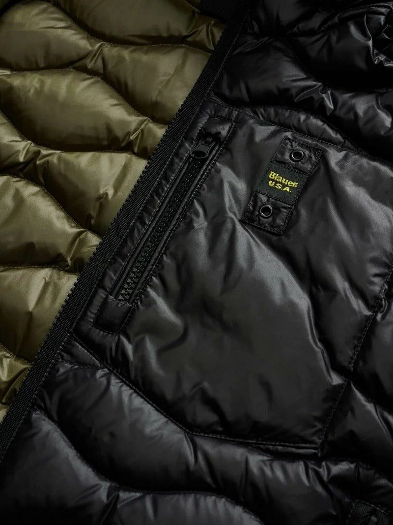 BLAUER Giubbino Bambino Brinton Junior-Nero/verde