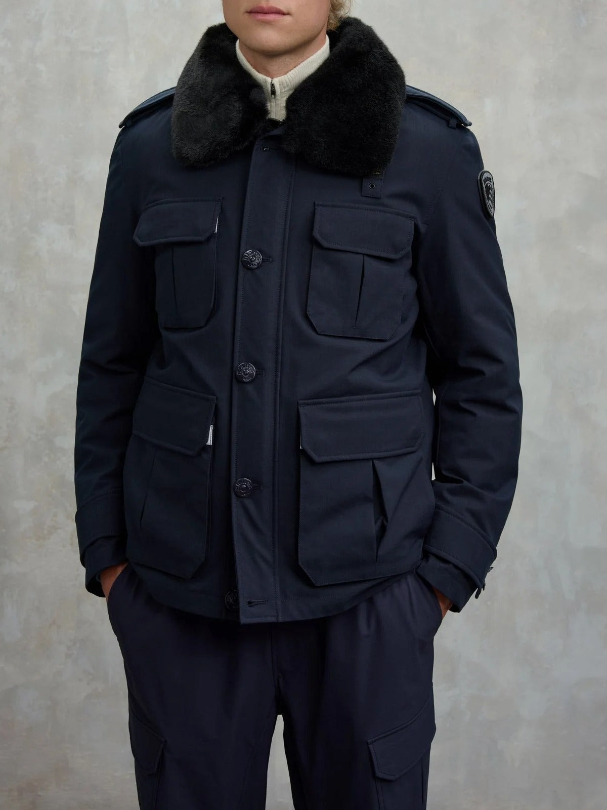 BLAUER Giacca Uomo Field Radford-Blu Sodalite