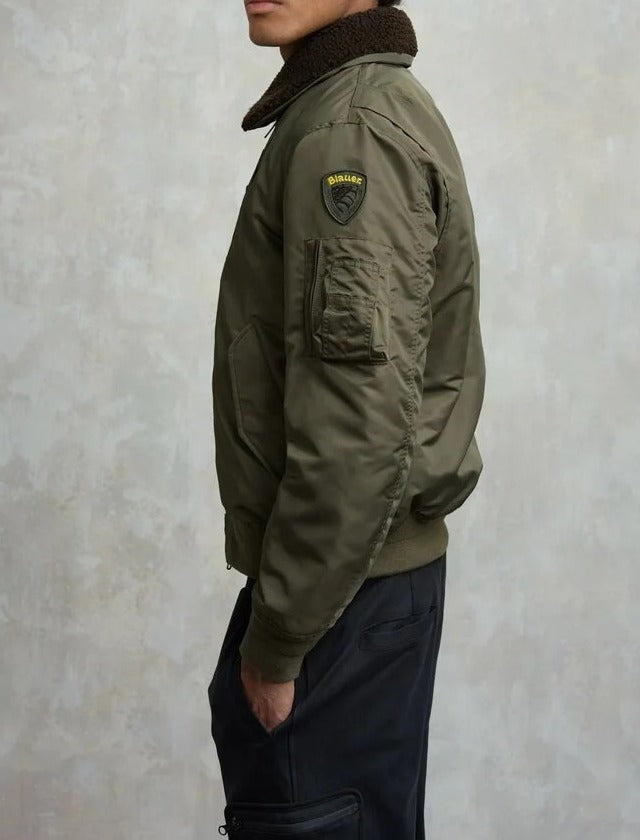 BLAUER Giubbotto Uomo Marshall-Verde Bosco