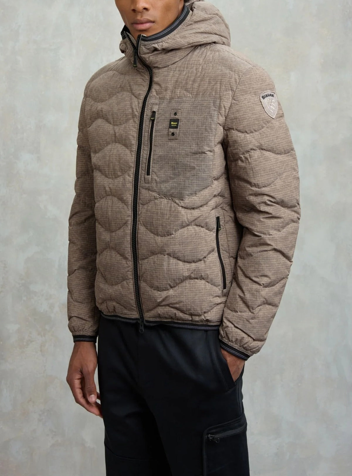 BLAUER Giubbotto Uomo Wax Wave-Lontra