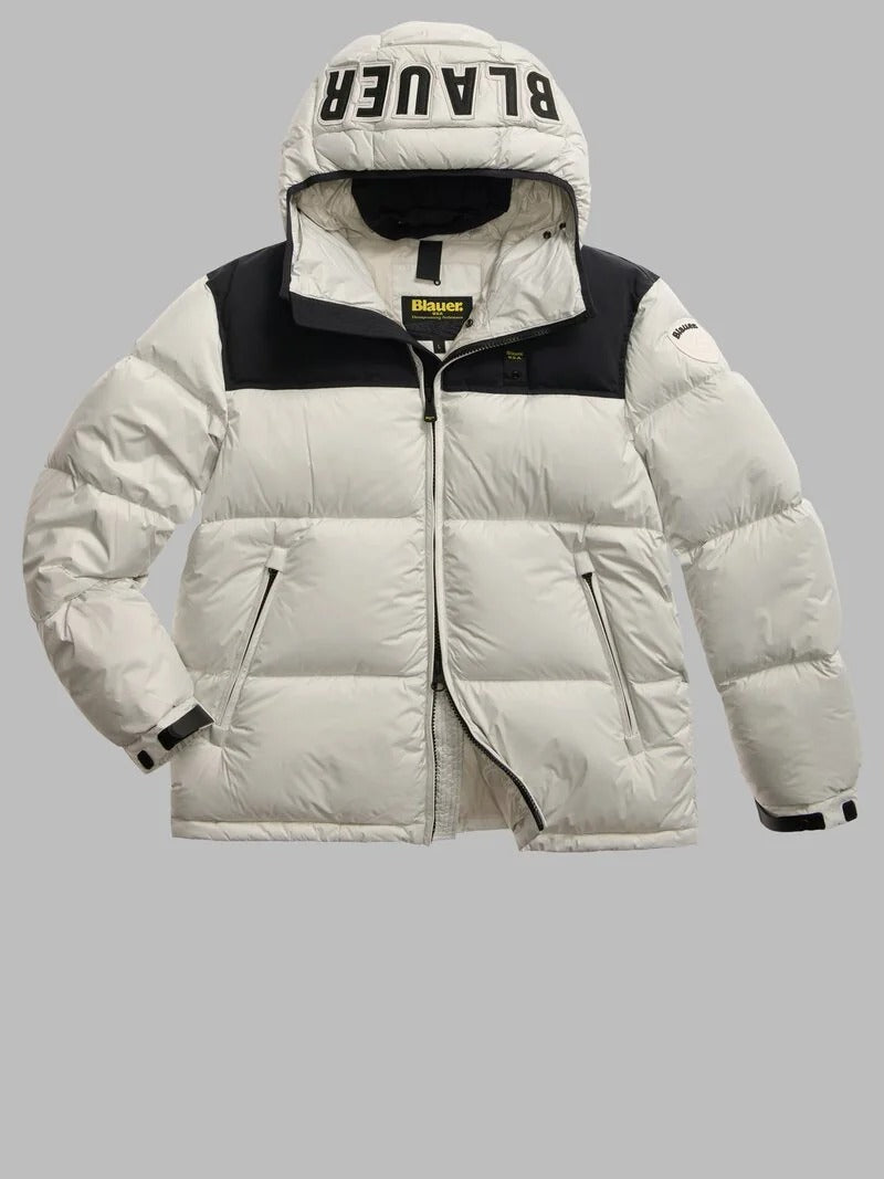 BLAUER Giubbotto Uomo Bonad-Bianco