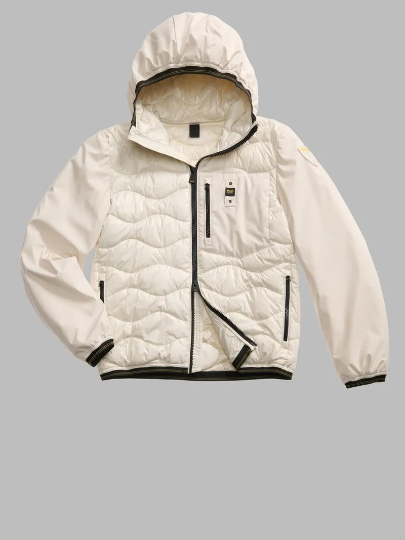 BLAUER Giubbotto Uomo Albert-Bianco