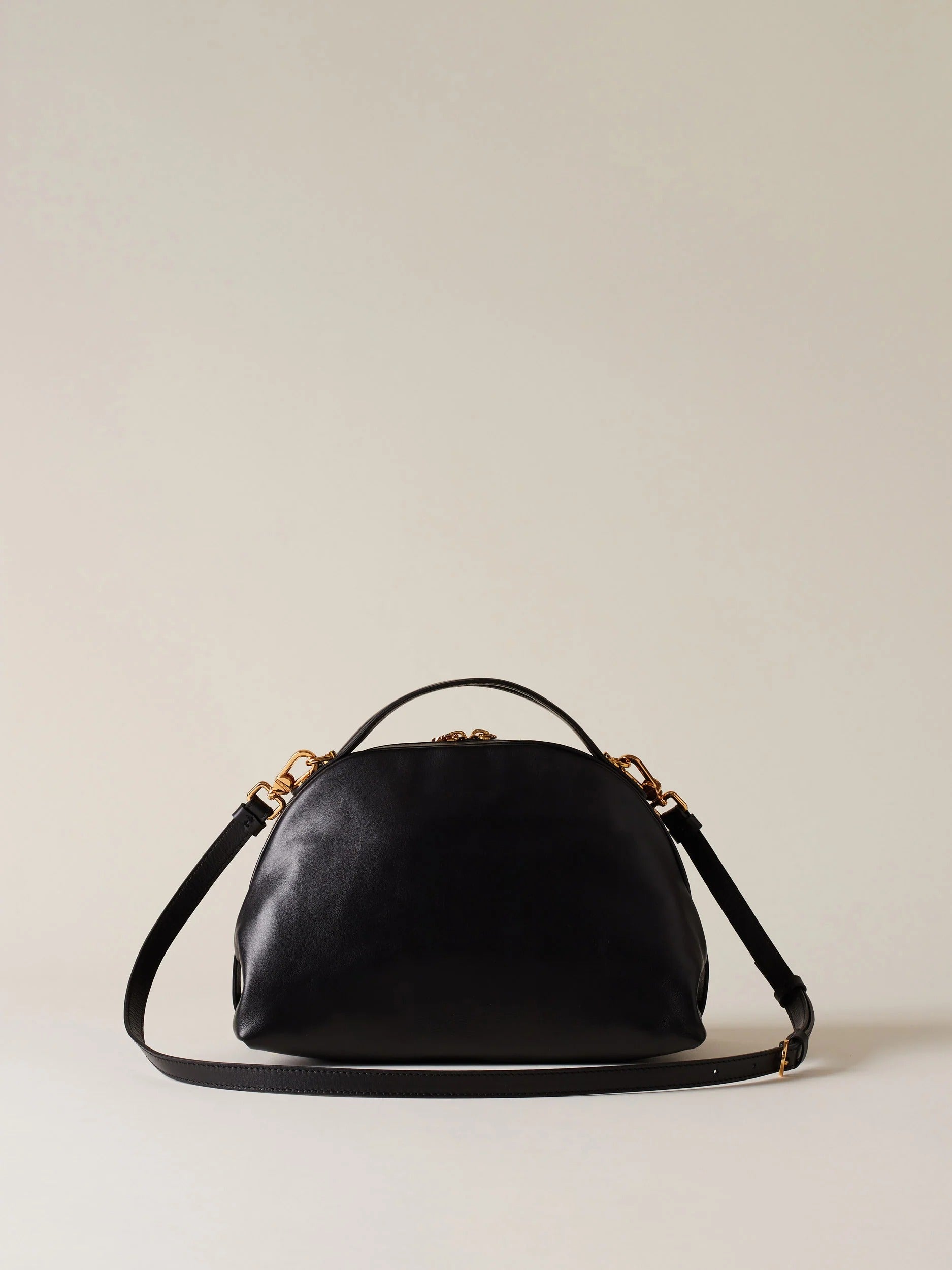 BORBONESE Borsa Bauletto Sexy S-Nero