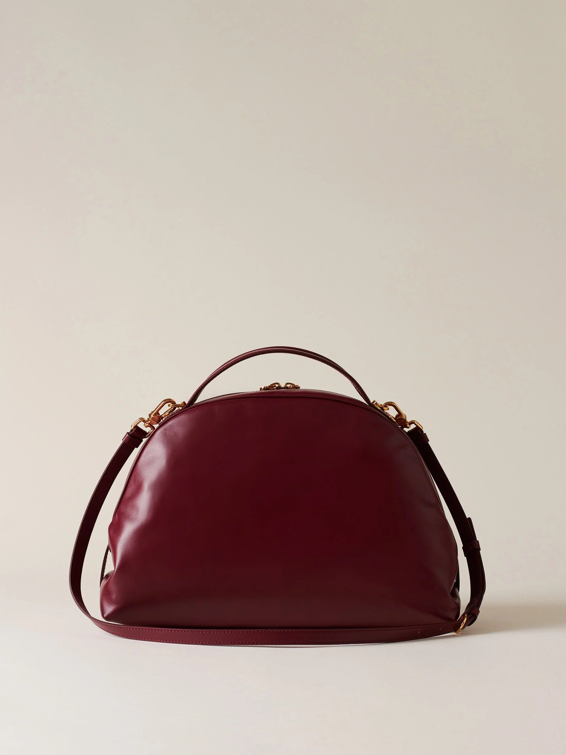 BORBONESE Borsa Bauletto Sexy M-Merlot