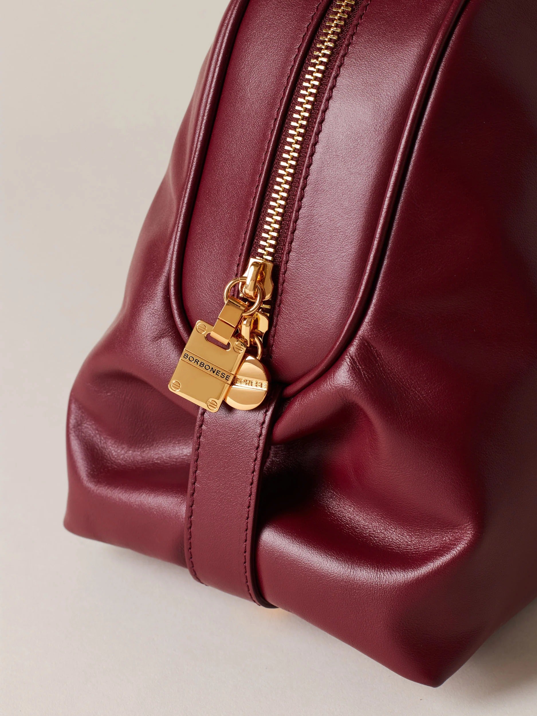 BORBONESE Borsa Bauletto Sexy M-Merlot