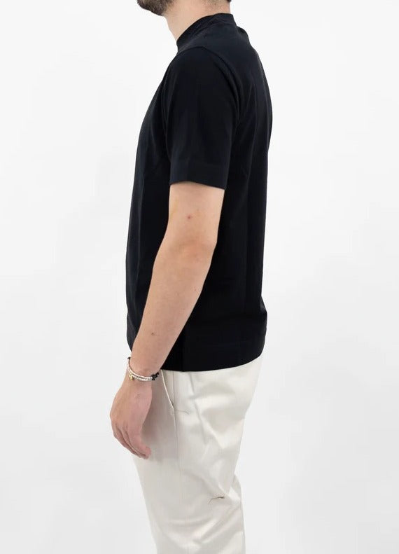 CIRCOLO 1901 T-Shirt Uomo Jersey Regular-Nero