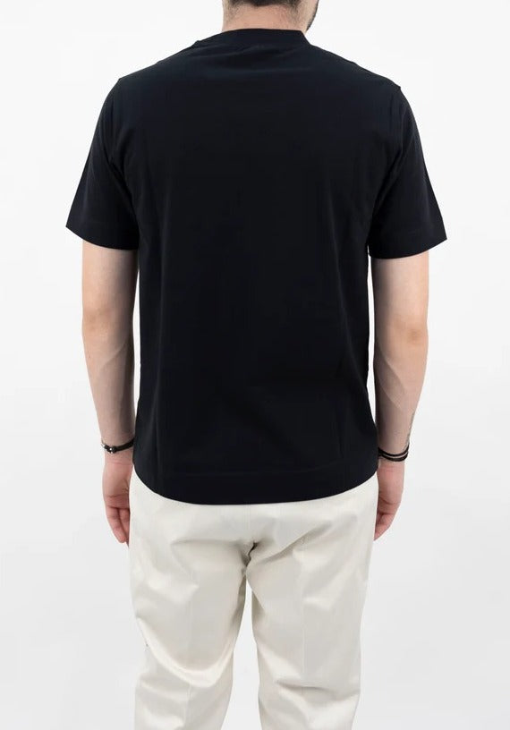 CIRCOLO 1901 T-Shirt Uomo Jersey Regular-Nero