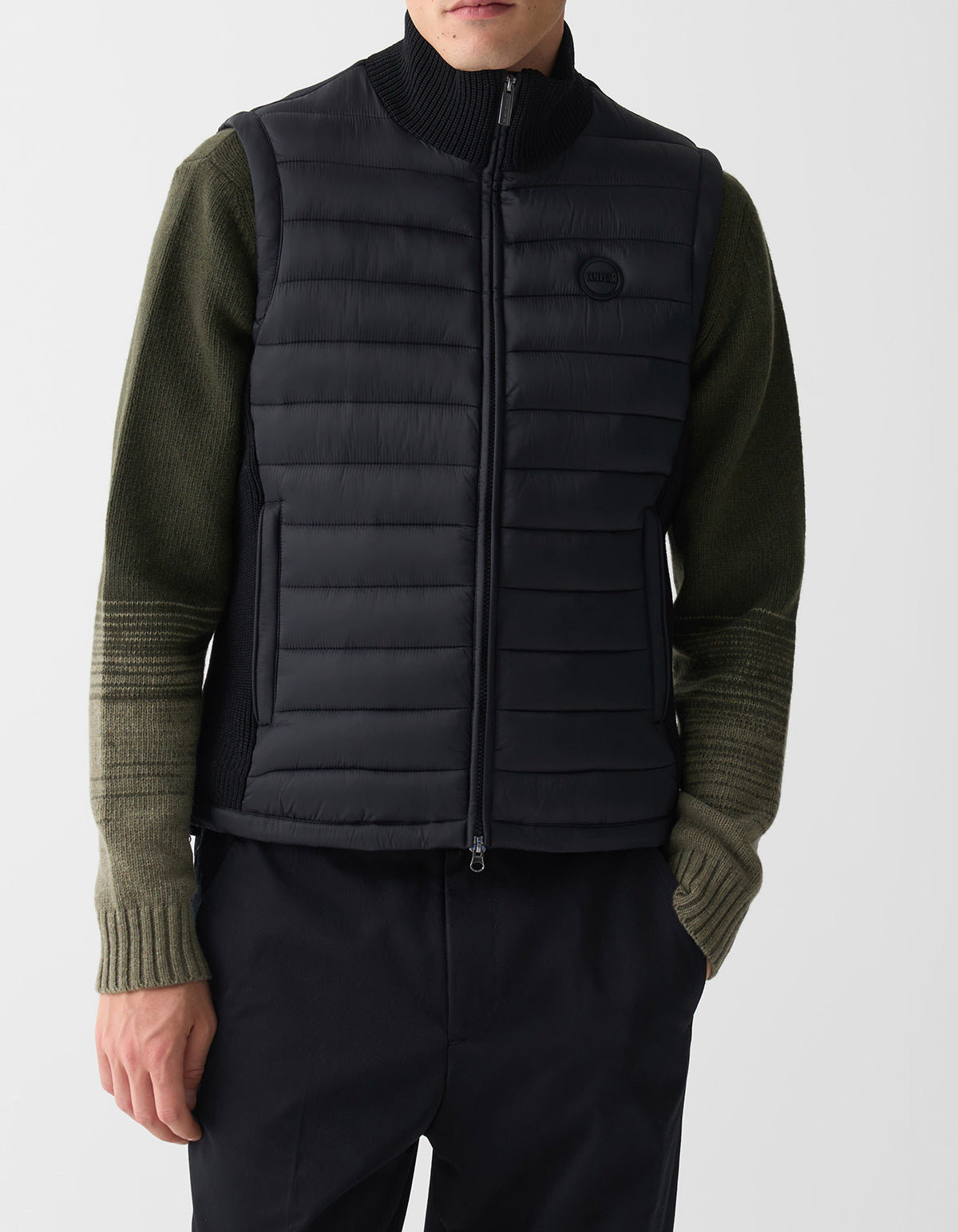 COLMAR Gilet Uomo Ibrido-Nero