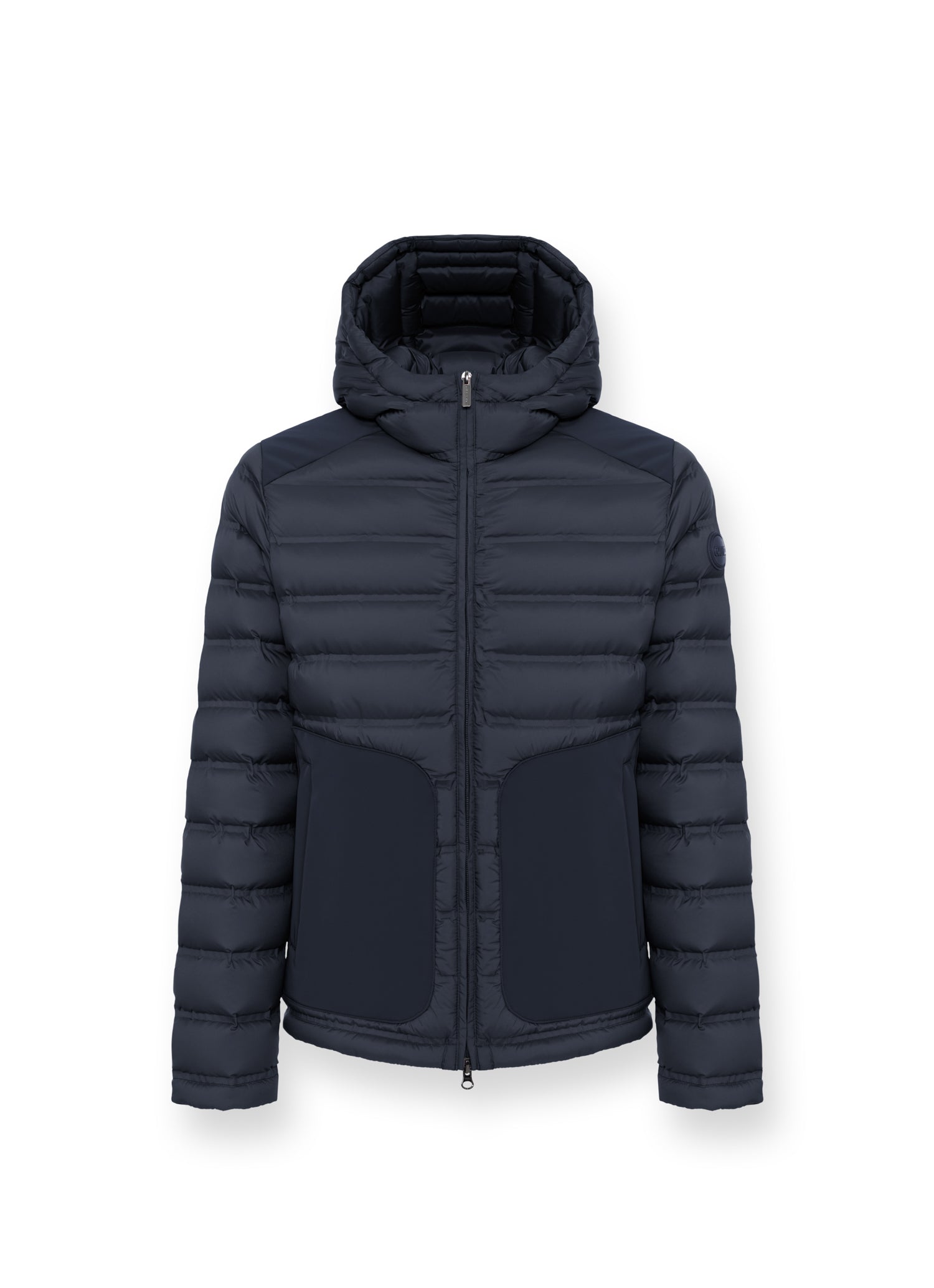 COLMAR Giacca Uomo Trapuntata con Inserti-Blu Navy