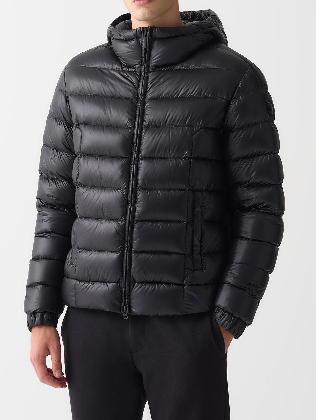 COLMAR Giacca Uomo lucido con cappuccio-Nero