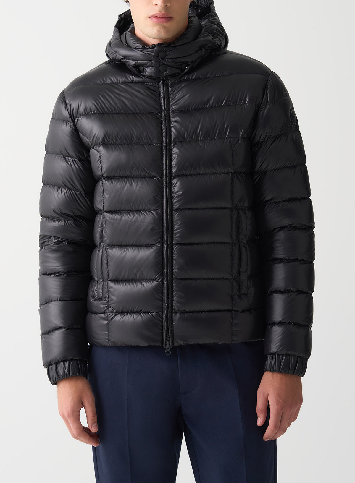 COLMAR Giacca Uomo lucido con cappuccio-Nero